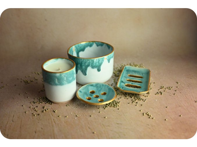 DESIGNOVÁ KERAMICKÁ KOLEKCE zelená