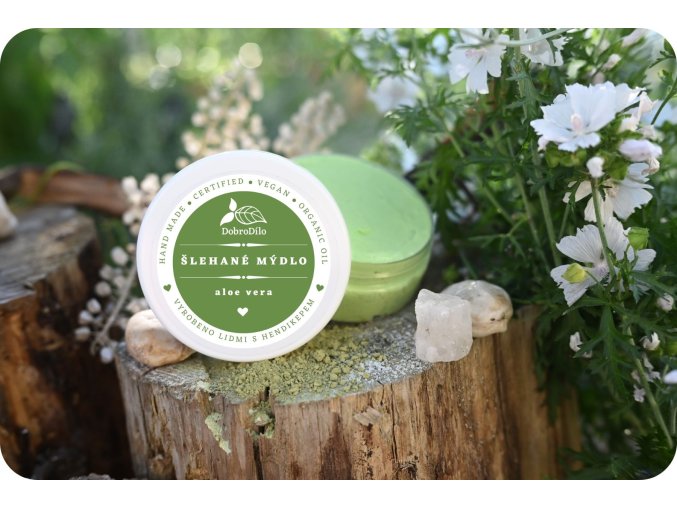 Šlehané mýdlo Aloe Vera