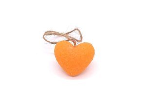 mýdlové srdce květ mandarinka