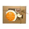 Dárkový balíček - Šlehané mýdlo a čajové svíčky