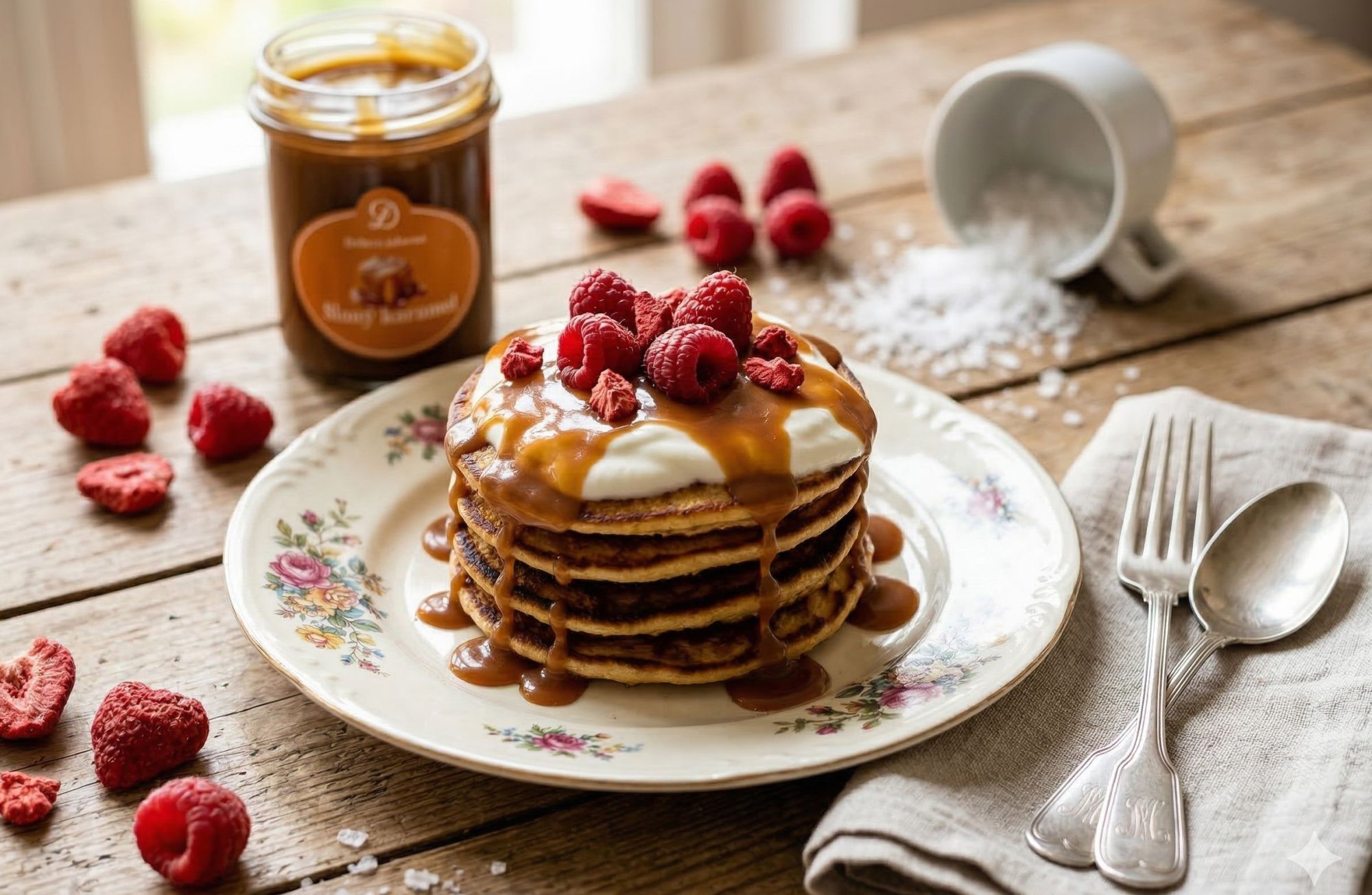 Banánové lívance se slaným karamelem: Snídaně, která pohladí po duši i na těle