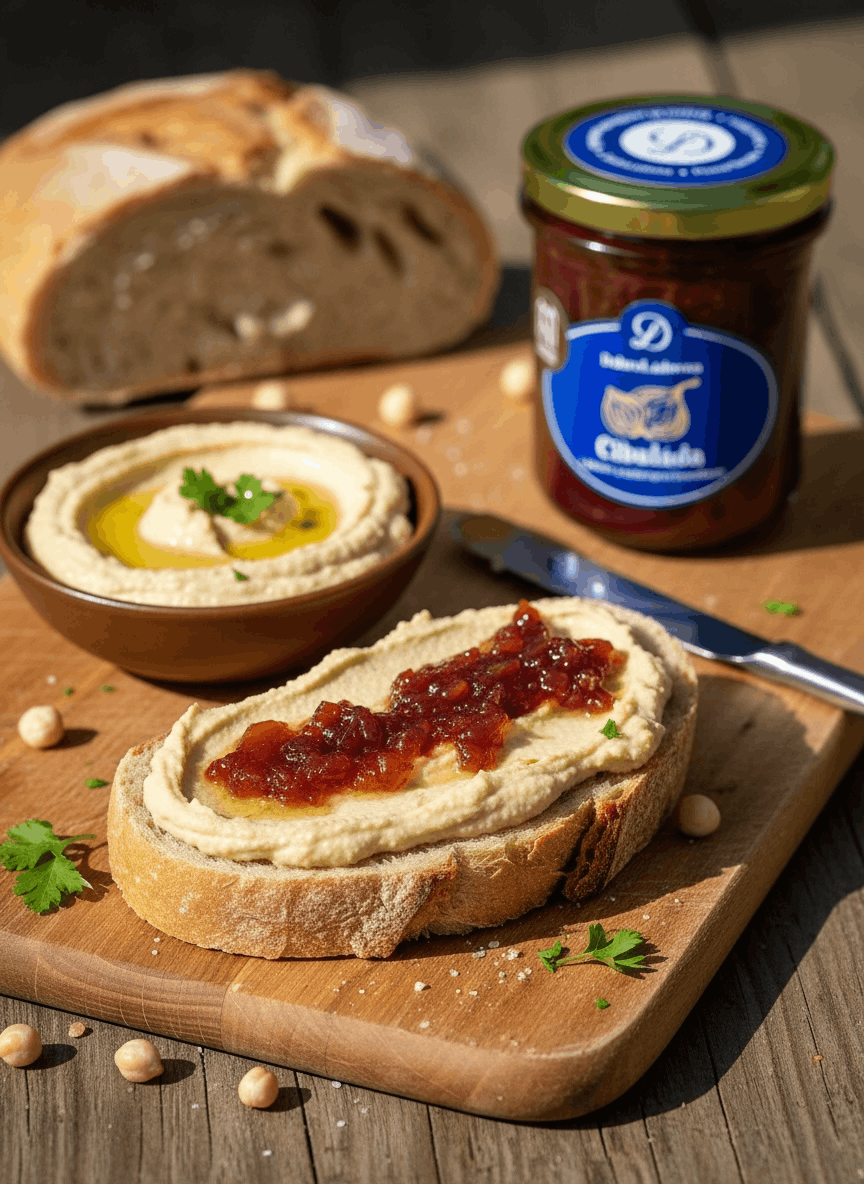 Cizrnová pomazánka s cibuládou