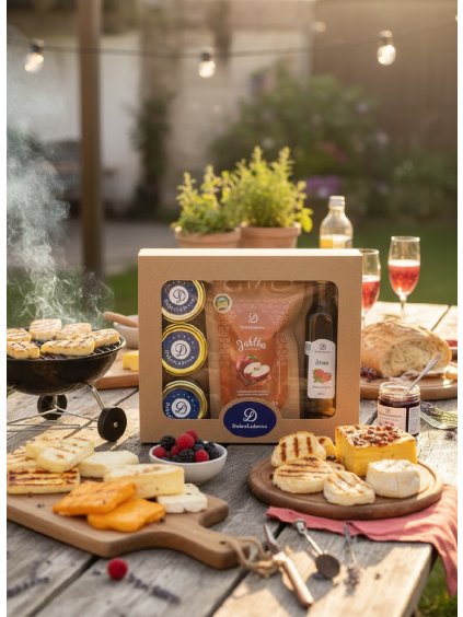 Grilovací set velký meruňka s chilli