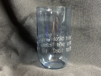 22 dobroslov / světlemodrá / 0,3l / květ života