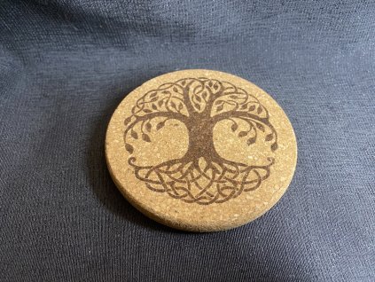 Podtácek z korku - strom života