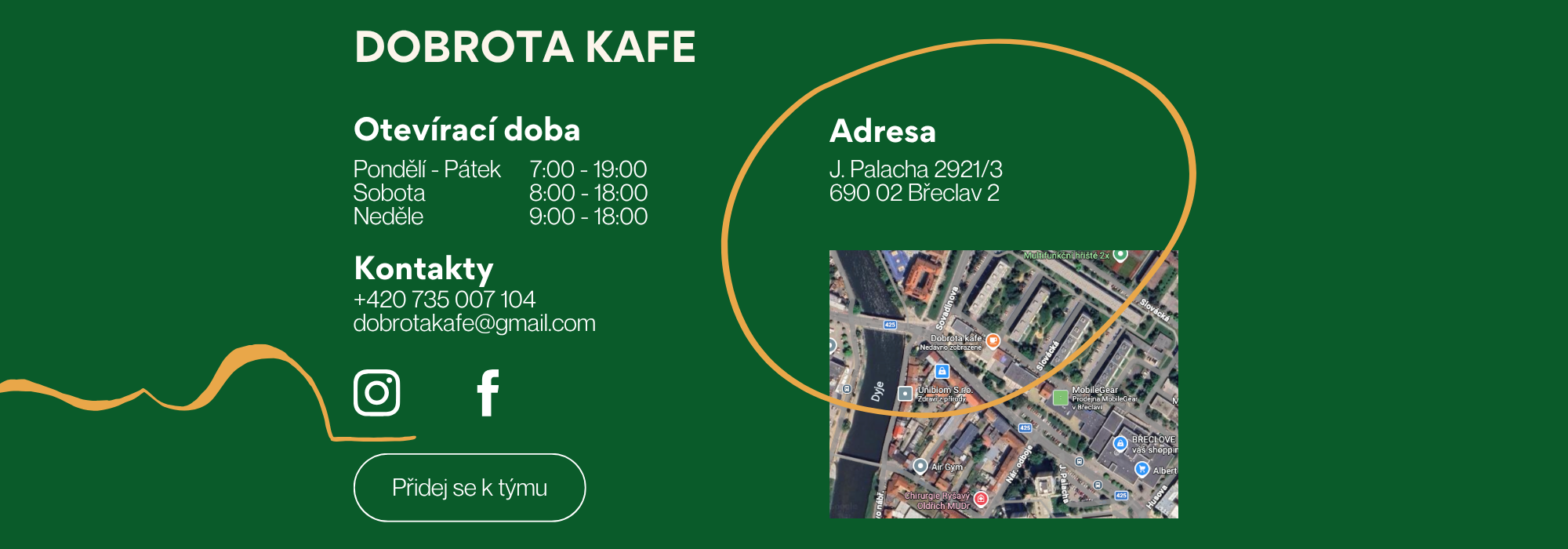 Dobrota kafe kontakty a otevírací doba