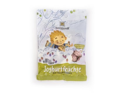 Jogurtové ovoce -želé s jogurtem a ovocnou příchutí