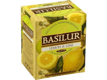 BASILUR ceylonský černý čaj LEMON & LIME