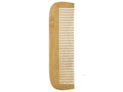 Prírodný bambusový hrebeň s hustými zubami