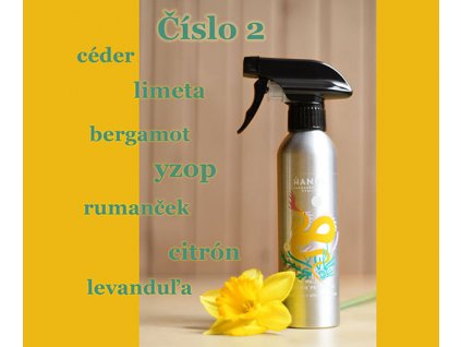 Sprej na čistenie priestoru a predmetov No. 2, 250ml Hanus