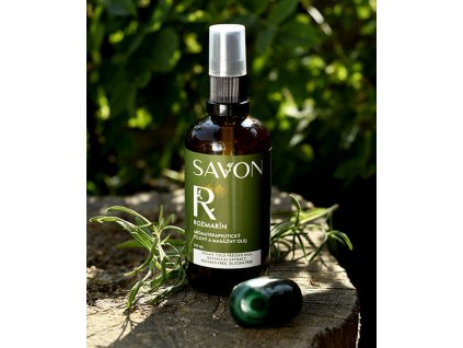 ROZMARÍN - aromaterapeutický telový a masážny olej, 100ml Savon