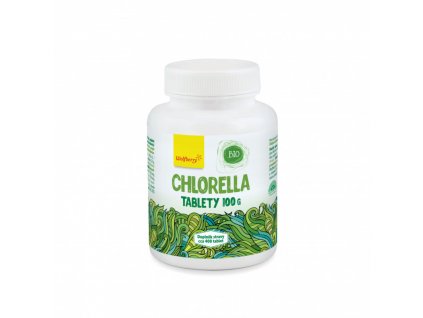 Chlorella BIO (riasa), cca 400 tabliet (100g) Wolfberry