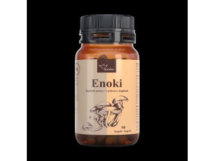 enoki kapsle pruhledne