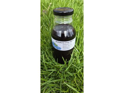 Domácí borůvkový sirup