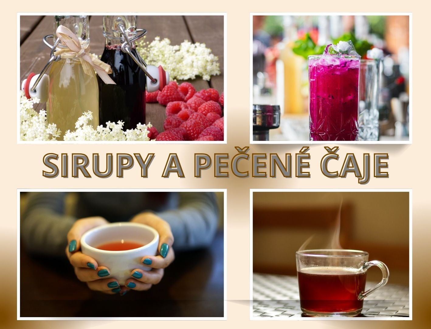 Dobroty Mámy z gruntu - domácí zavařeniny, které mají duši. Sirupy a pečené čaje.