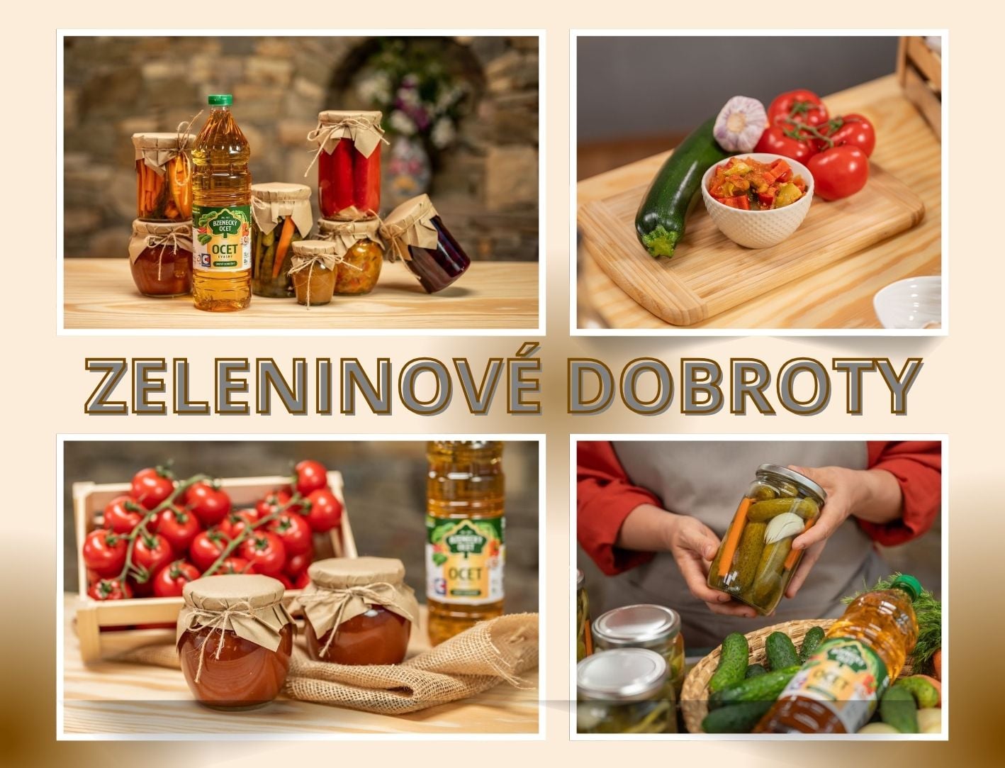 Dobroty Mámy z gruntu - domácí zavařeniny, které mají duši. Zeleninové dobroty.