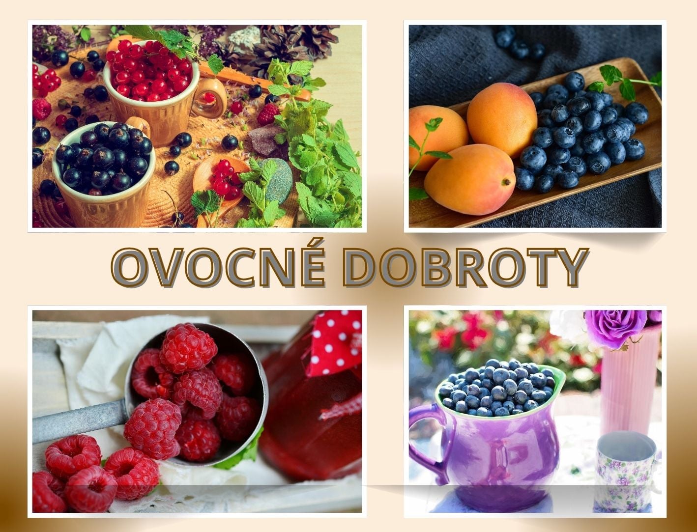 Dobroty Mámy z gruntu - domácí zavařeniny, které mají duši. Ovocné dobroty.