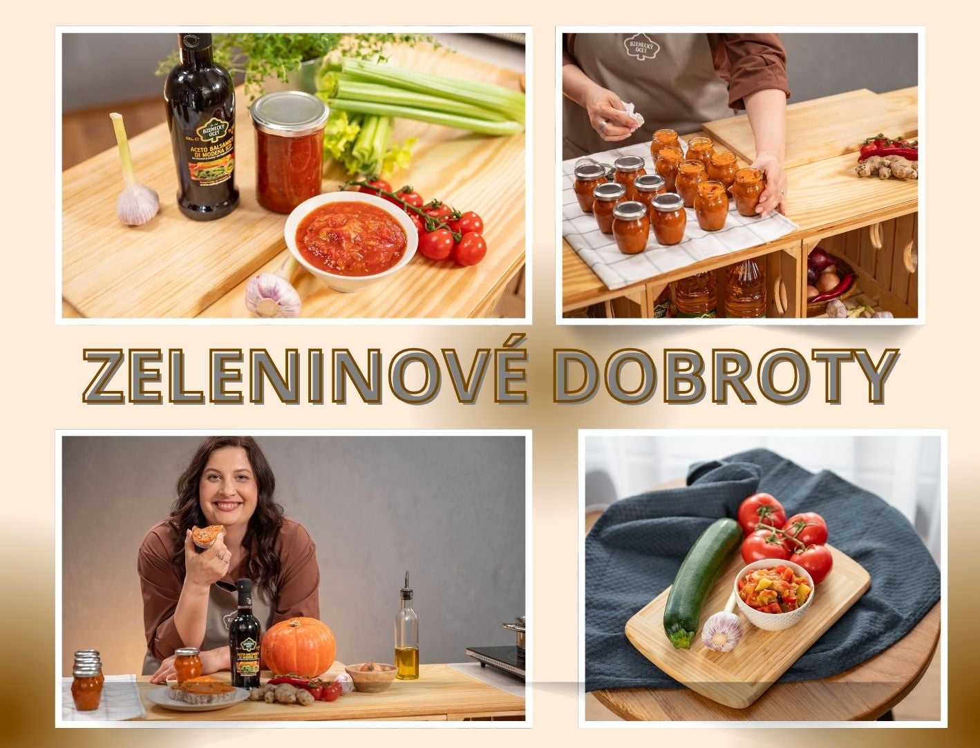 Dobroty Mámy z gruntu - domácí zavařeniny, které mají duši. Zeleninové dobroty.