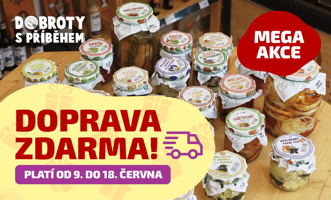 Doprava zdarma - Červen 2025
