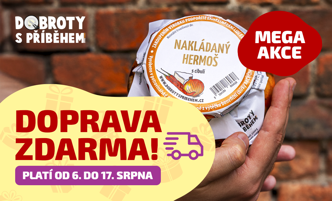 Doprava zdarma - Srpen 2025