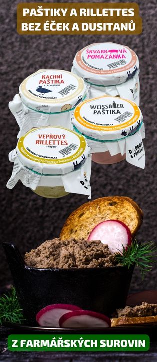 PAŠTIKY A RILLETES