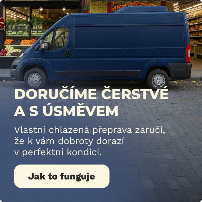 banner - Doručíme čerstvé a s úsměvem - obrázek dodávky