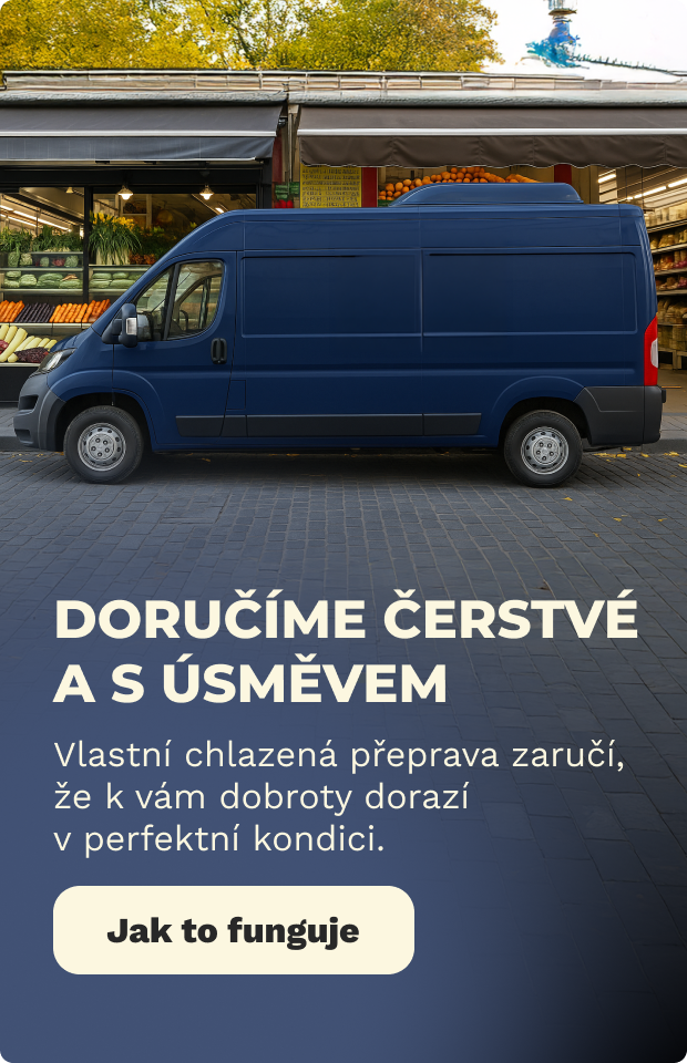 banner - Doručíme čerstvé a s úsměvem - obrázek dodávky