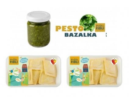 Bazalkové ravioli se sušenými rajčaty - Rodinný oběd od Pasta Fidli