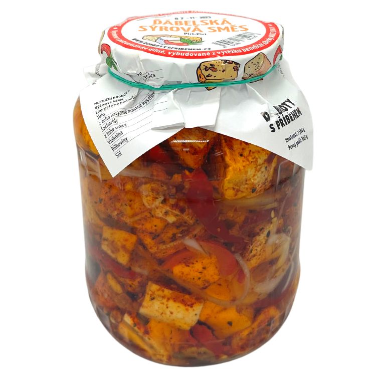 Ďábelská sýrová směs PIRI-PIRI 1580 g | DOBROTYSPRIBEHEM.CZ