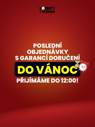 🎄POSLEDNÍ ŠANCE STIHNOUT VÁNOCE!🎄 Objednávky s garancí doručení do Vánoc přijímáme už jen dnes do 12:00 ⏰ Dobroty s...
