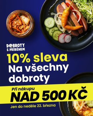 Doplňte si zásoby poctivých dobrot a ušetřete! ❤️ Při nákupu nad 500 Kč od nás získáte 10% slevu na celou objednávku. 👉🏼...