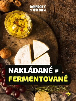 🥬👉 Nakládané ≠ fermentované 👈🧀 I když se tyhle dva způsoby často hází do jednoho pytle, každý funguje trochu jinak 👀