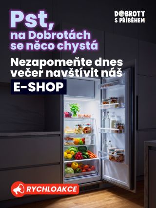 Psssst… něco se chystá na našem e-shopu! 🤫👀 Nastavte si budíky na dnešní večer ⏰ Tohle bude velké! 🔥