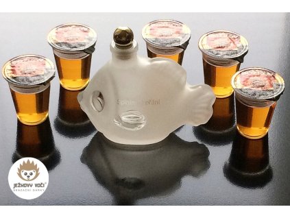 ORIGINÁLNÍ - ZLATÁ RYBKA - SPLNÍM TI PŘÁNÍ - S ALKOHOLEM BOŽKOV ORIGINÁL 37,5%