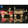 BGW - LUXUSNÍ DÁRKOVÁ LÁHEV - NOVÝ DŘEVĚNÝ TRAKTOR S CISTERNOU - BEZ ALKOHOLU
