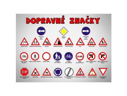 tabulka Dopravné značky