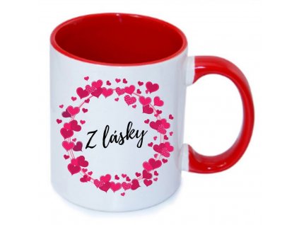 hrnček farebny z lásky č