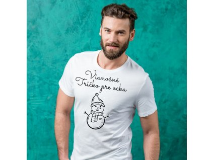 tričko vianoce ocko snehuliak