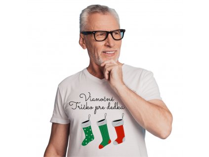 tričko vianoce dedko ponožky