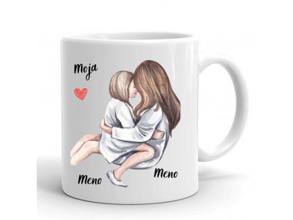 rodinný hrnček mama a dcera xy