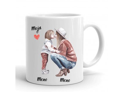 rodinný hrnček mama a dcera xx