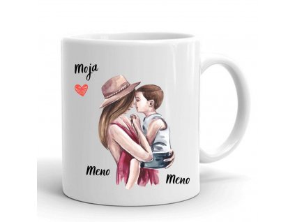 rodinný hrnček mama a syn x