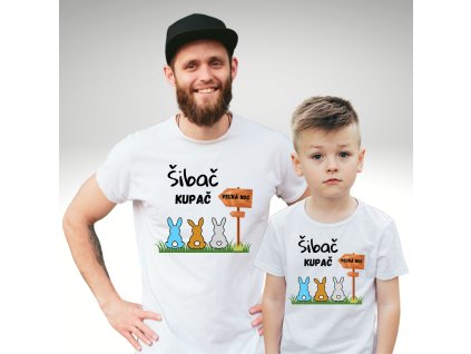 tričko velka noc zajace