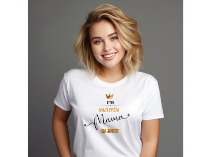 tričko mama na svete nova