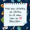 magnetka učitelka dakujem