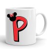 hrnček s pismenom p mini č.
