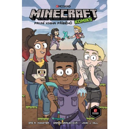 5043 minecraft komiks prvni kniha pribehu monster sfe r graleyova sarah hill john j