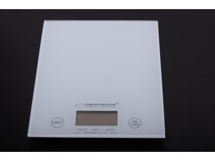 Váha digitální sklo bílá - do 5kg