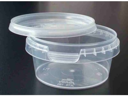 Kelímek 180ml, transparent + víčko