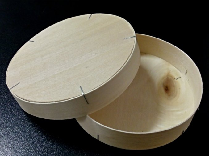 Krabička topol - Camembert - 100ks, prům. 11cm x v.2,5cm